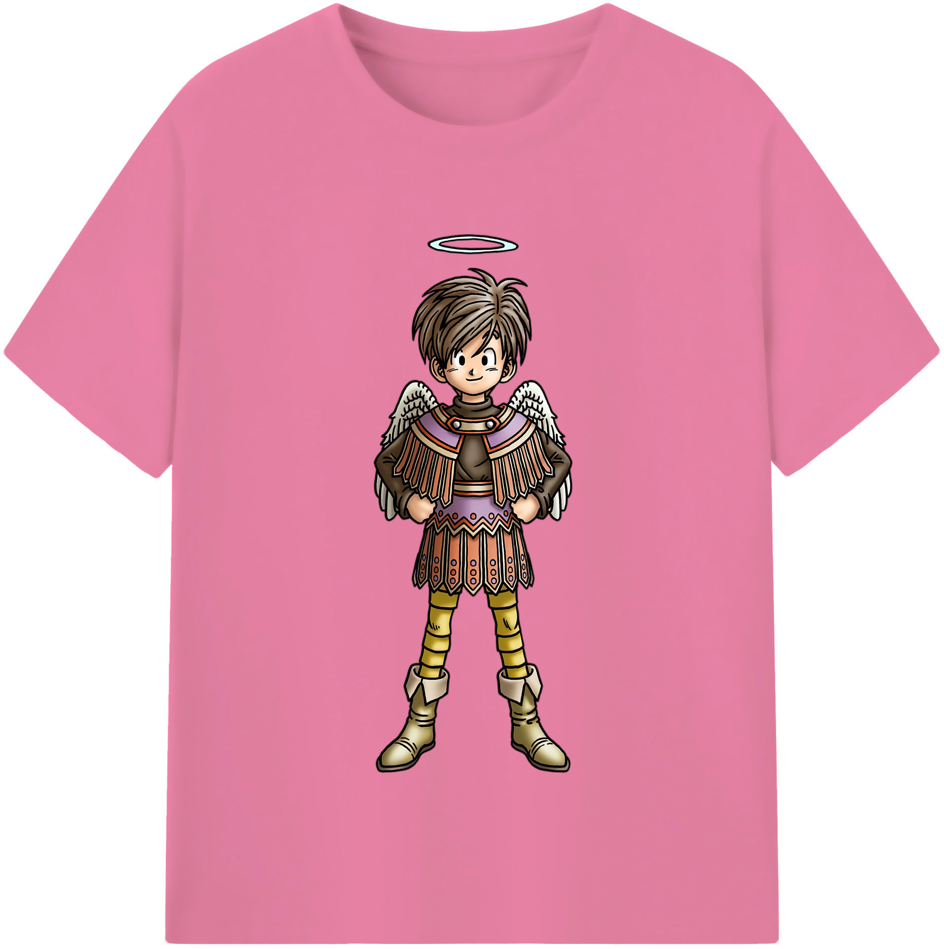 （画像用） ドラゴンクエスト Doragon Kuesuto Dragon Quest 綿100％半袖Tシャツ（フロントプリント）
